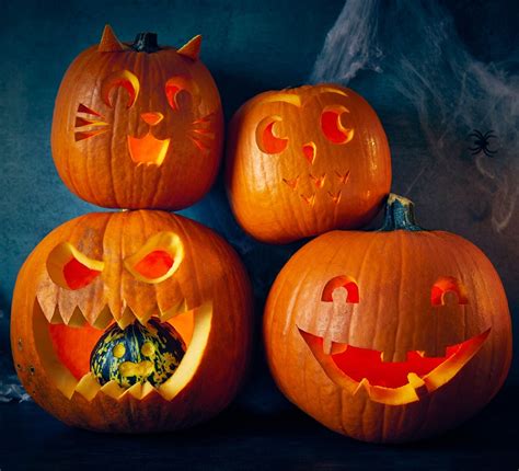 football pumpkin carving ideas|easy to carve pumpkin designs.